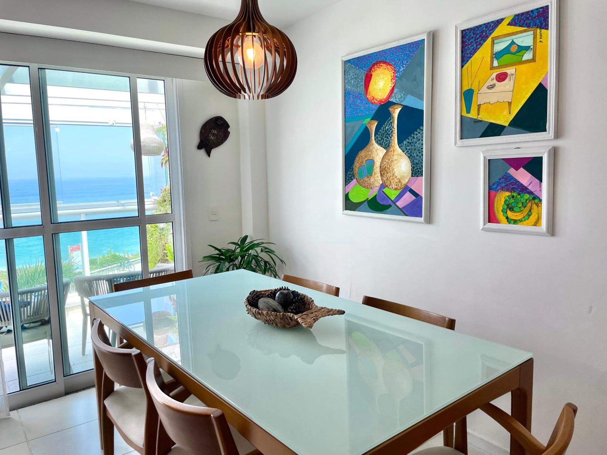 Apartamento Frente Mar- Apto Pe Na Areia Com Charme E Conforto