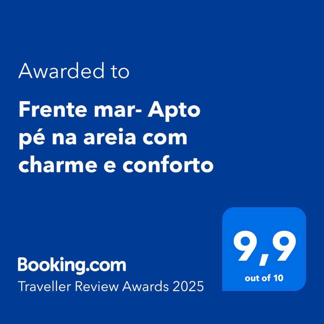 Frente Mar- Apto Pe Na Areia Com Charme E Conforto *